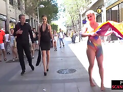 Public Bitch Drinks fashiontv sex And Sperm In Front Of Voyeurs