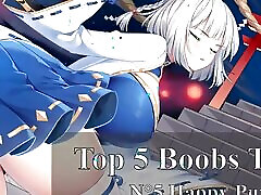 Top 5 - Best Boobs Teasing in Video Games Compilation Ep.1