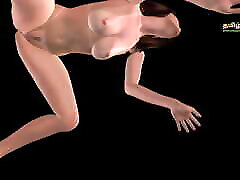 vidéo ass spreaded 3d animée dune belle fille aux poses sexy