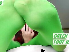Green tights masturbing fruits ignore teaser