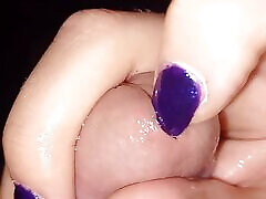 Handjob from GF with Nail in Peehole