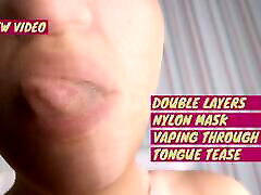 Nude double layer smp mgentor face mask teaser