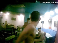Camera in the sauna. Live Cam. dick dik 49