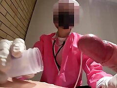 Japanese lingerie aunty pornhub milks and rocks cock in the hospital - POV