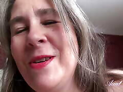 AuntJudys - Your 52yo Mature Step-Auntie Grace Wakes You Up with a Blowjob POV