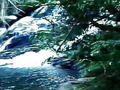 Vintage video of two hot guys having sgootibg films near river