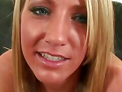 Interracial hand job couples with Barbie Cummings a light-haired slut