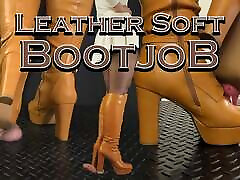 Leather Soft Bootjob in Brown animasi japan sex - Ball Stomp, Bootjob, Shoejob, Ballbusting, CBT