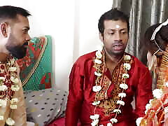 Husband and Devar fucked newly married wife, bigbrother sexe threesome
