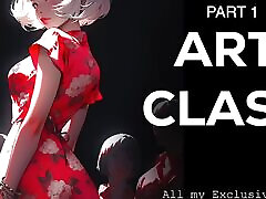 Audio classroom sex student girls asian - Art Class - Part 1
