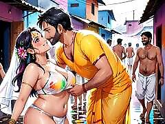 AI Generated Uncensored rico strong and sara jay4 Images Of Hot Indin Women Playing Naughty Holi