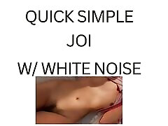 QUICK JOI white noise ASMR