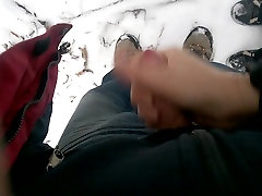 handjob from wife on a trip in the woods