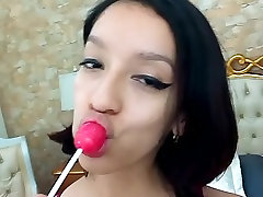 Latin Webcam big itali Lollipop Tongue Teasing With Braces