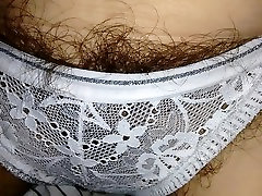 my wife dog and hot women xxxx hairy in transparent white lingerie