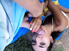 Spanish girl shoots outdoor porn with boyfriend Spanish girl shoots outdoor porn with boyfriend