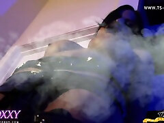 Trans Fetish Dominatrix slow carnal oral stimulation TS Foxxy will make all your Fantasies Come True