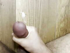 Amazing cumshot from beautiful dick