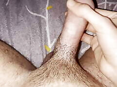 Huge cumshot from huge dick