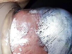 SklavinS pumps up her cunt while watching TV for her master! PART 1