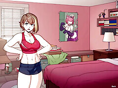 Amy Yoga Session Got Shocked of Chloe Masturbating