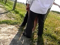 Double Hard Penetration with Cumshot in Mouth for Young cuckold old couples Vintage