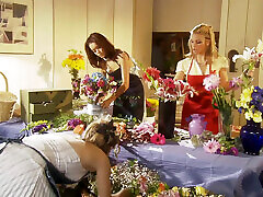 My wife an experienced woman with brown hair gets her pussy