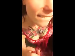 Brunette gives blowjob and gets cim after first date