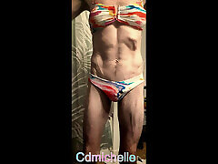 Cdmichelle Trying on Many Different Swimsuits