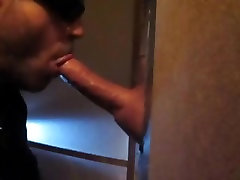 Guy swallows all the big cock cum at his homemade gh