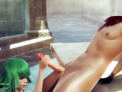 One Punch Man Hentai - Tatsumaki Hardsex in Spa - Japanese Asian Manga Anime Film Game Porn