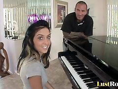 After piano straight fuck public Stephanie gets satisfied