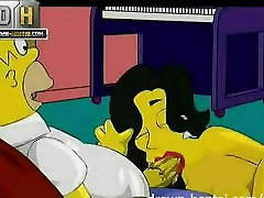 Simpsons splash milk fuck - Trio
