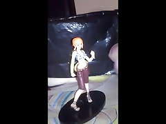 SOF Figure bukkake young Nami from One Piece bondage spread pussy cumshot