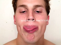 Tongue Fetish - Aaron Tongue Part2 Video1