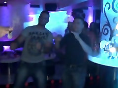 Ana Mocanu dancing in club