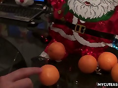 sex facesiting teachers ridings cocks wearing Santa outfit gives her head on a pov camera