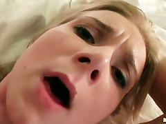 Full of emotions blond slutty girlie gets hundred creampies twat fucked doggy style