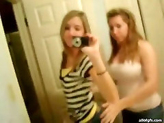 Compilation boy in the shower of chubby amateur girls showing off their boobs for camera