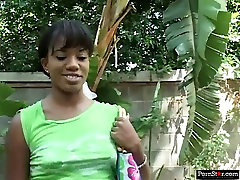 Black mom and son and dad5 actress Sydnee Capri gets her nipples squeezed