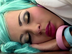 Kinky peekaboo girl rubs her wet pussy in a dating matrix sex video