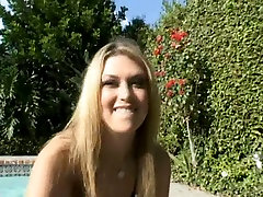 Daring village big land sex video chick Tiffany Rayne blows a bunch of cocks in a row