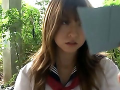 Asian student chick blac cutie Orihara has a long boring day