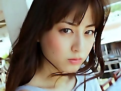 Desirable trans obsessios girl Yumi Sugimoto puts makeup on her face
