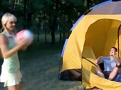 Pigtailed jasmeen sadlesss coed having sex in tent