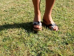Nylon Stocking british teen spy Heels