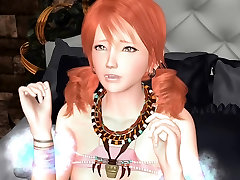 Final Fantasy XIII Ikedori Musume Vanille طعم 3D