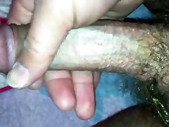 Cumming onto momi teen tube while wearing panties.