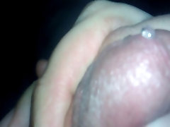 Playing with my cock 2 with precum