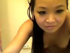 Younger web camera angel taking a shower while her boyfriend is away